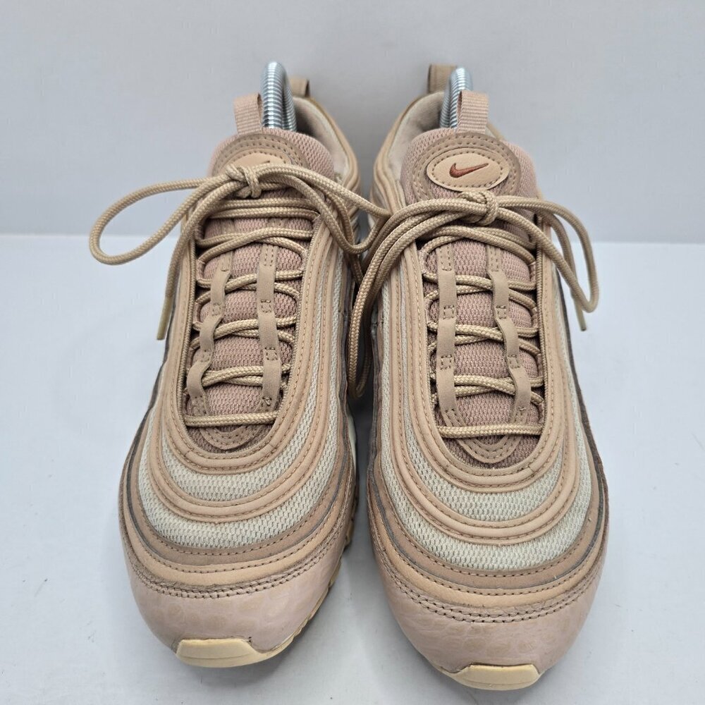 Nike | Air Max 97 Premium Particle neutral beige sporty low-top sneakers | WMS 8 - Picture 3 of 10